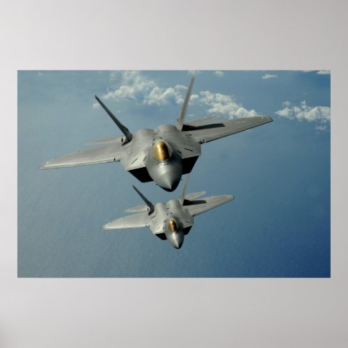 F_22 Raptors Poster