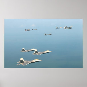 F-22 Raptors Poster