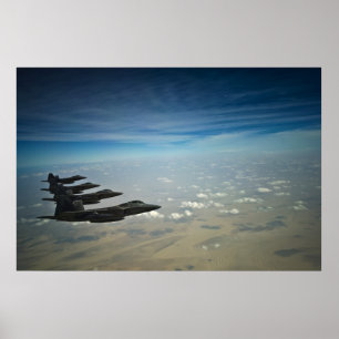 F-22 Raptors Poster