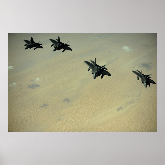 F-22 Raptors Poster (Front)