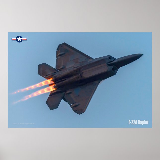 F-22A RAPTOR POSTER (Front)