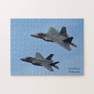 F-35 and F-22 Fighter Jet Jigsaw Puzzle