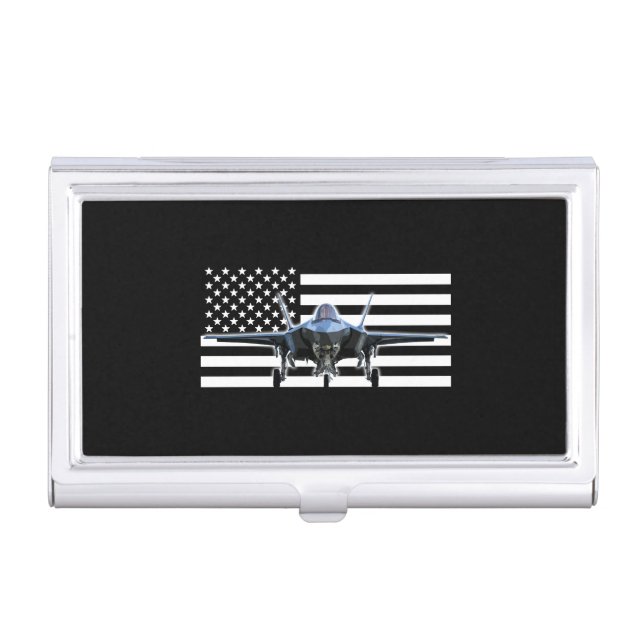 F-35 (Black Flag) Business Card Case (Front)