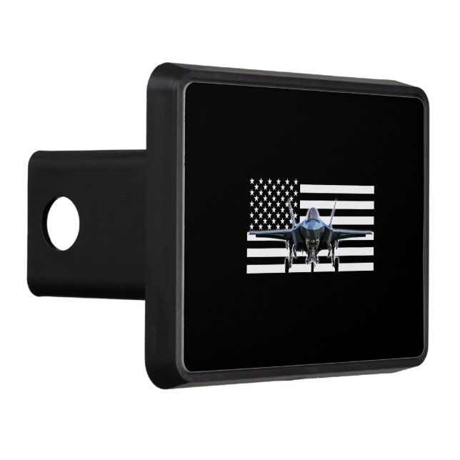 F-35 (Black Flag) Hitch Cover (Right)