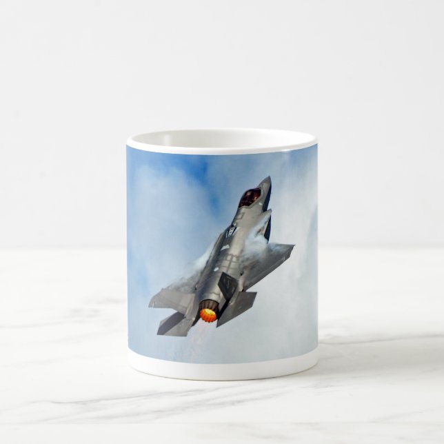 F-35 Fighter Jet Coffee Mug (Center)