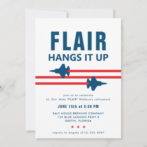 F-35 Fighter Jet Party Invitation