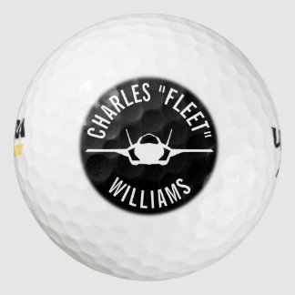 F-35 Lightning Fighter Golf Ball with Custom Name