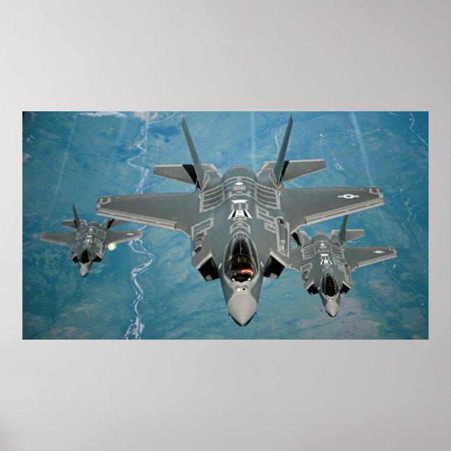 F-35 Lightning II Aircraft Poster (Front)