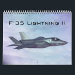 F-35 Lightning II Calendar<br><div class="desc">Calendar featuring F-35 Lightning II stealth multirole combat aircraft</div>