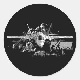 F-35 Lightning II Classic Round Sticker