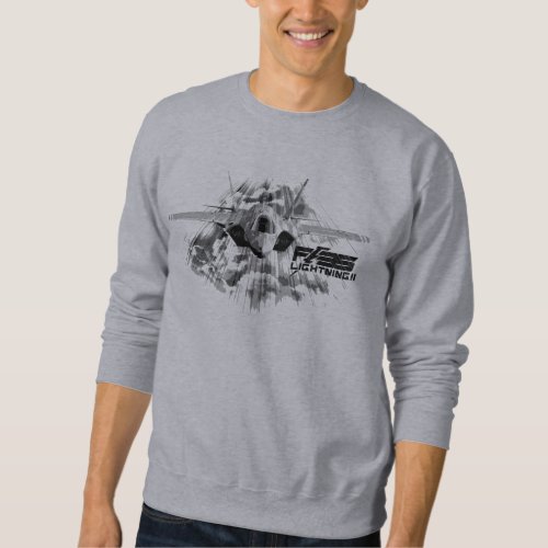 F_35 Lightning II Mens Basic Sweatshirt