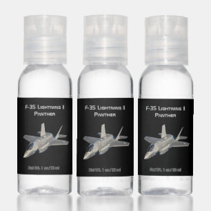 F-35 Lightning II Panther Jet Fighter Hand Sanitizer