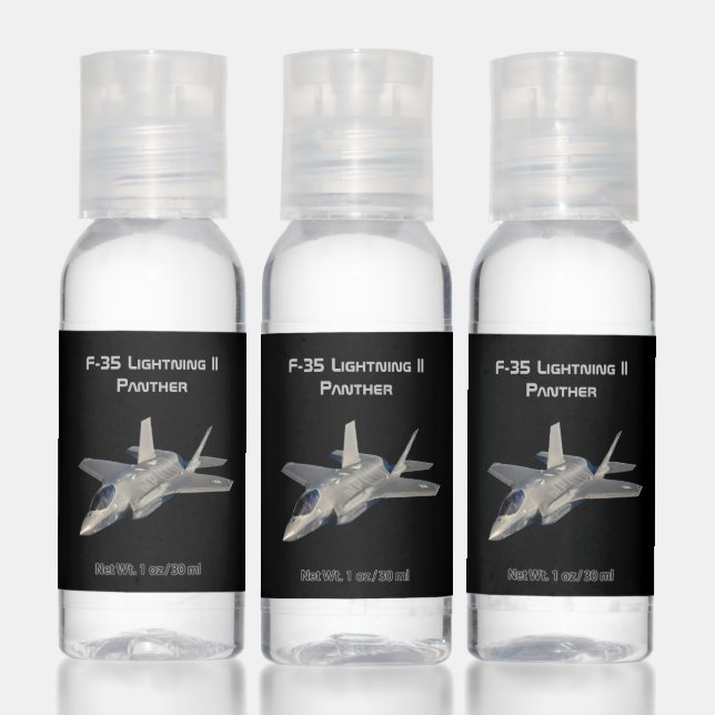 F-35 Lightning II Panther Jet Fighter Hand Sanitizer (Set)