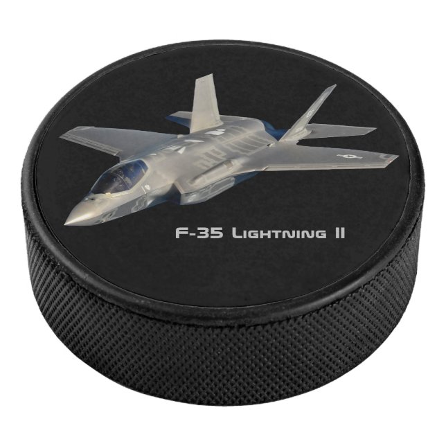 F-35 Lightning II Panther Jet Fighter Hockey Puck (3/4)
