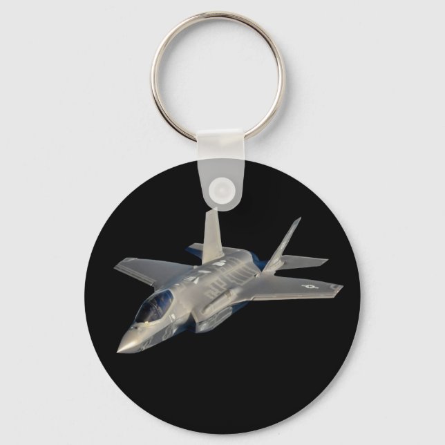 F-35 Lightning II Panther Jet Fighter Keychain (Front)
