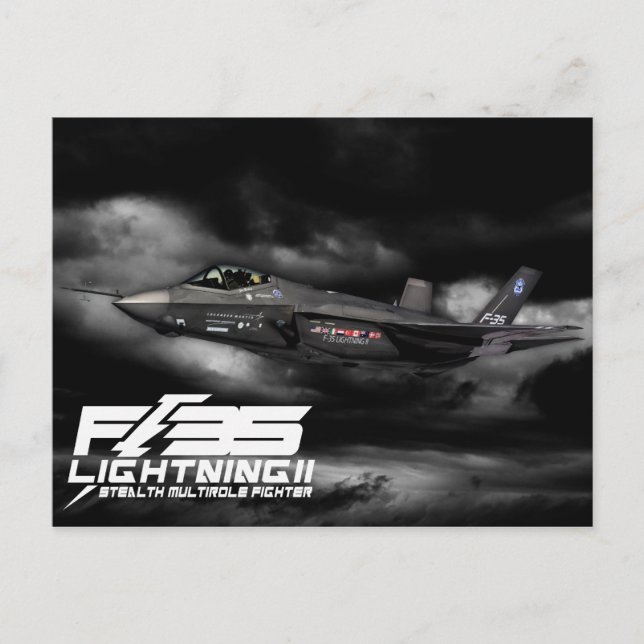 F-35 Lightning II Postcard (Front)