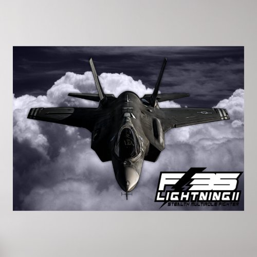 F_35 Lightning II Poster