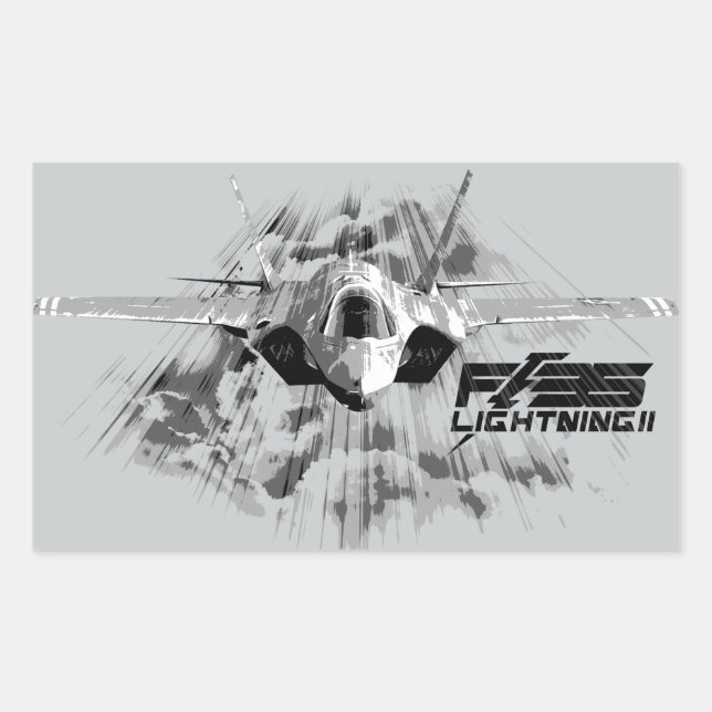 F-35 Lightning II Rectangle Stickers (Front)