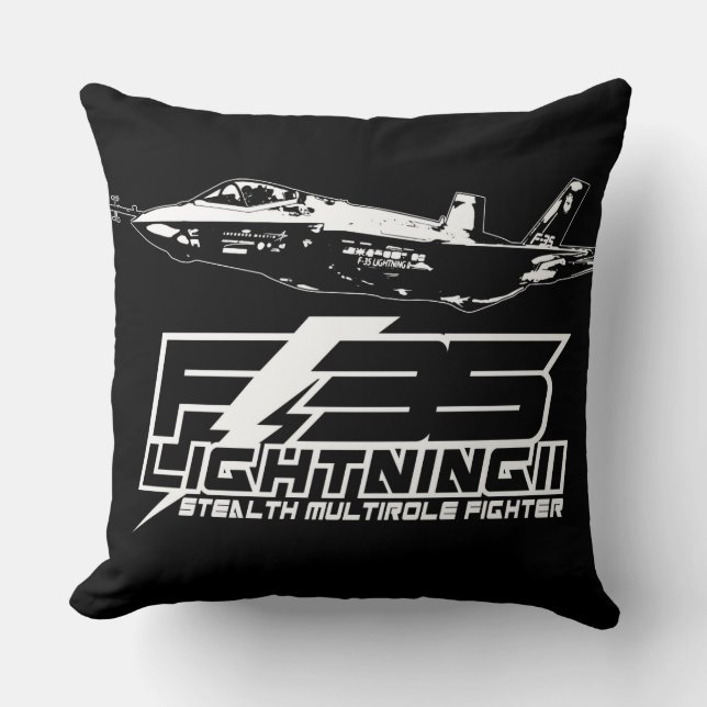F-35 Lightning II Throw Pillow (Front)