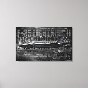 F-35 Lightning II Wrapped Canvas Print