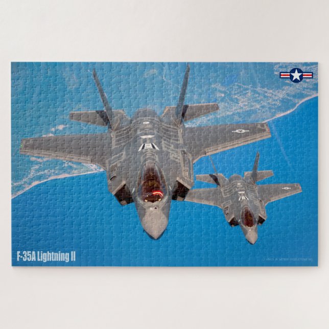 F-35A LIGHTNING II (20x30 INCH) Jigsaw Puzzle (Horizontal)