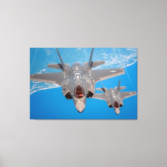 F-35A LIGHTNING II 32x48 Canvas Print (Front)