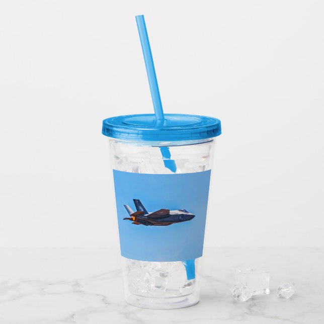 F-35A Lightning II Acrylic Tumbler (Front Ice)