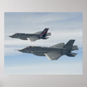 F-35A Lightning II Joint Strike Fighters Poster