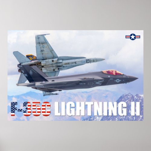 F_35C LIGHTNING II POSTER