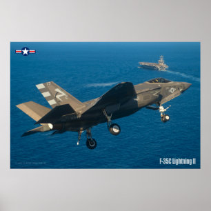 F-35C LIGHTNING II POSTER