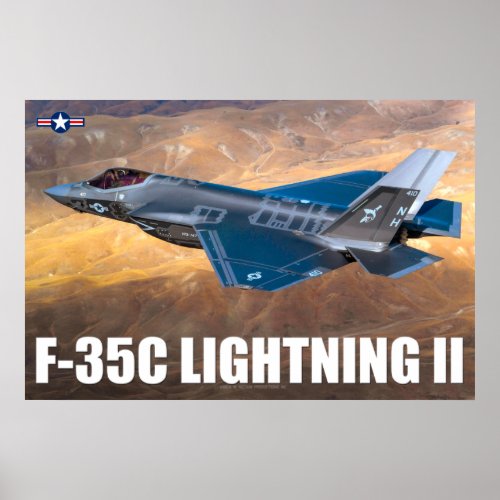 F_35C LIGHTNING II POSTER