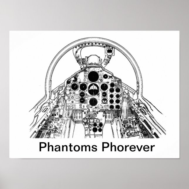 F-4 Front Cockpit Poster (Front)