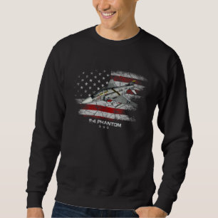 F-4 Phantom Aircraft Fighter Jet Pilot Veteran US Sweatshirt