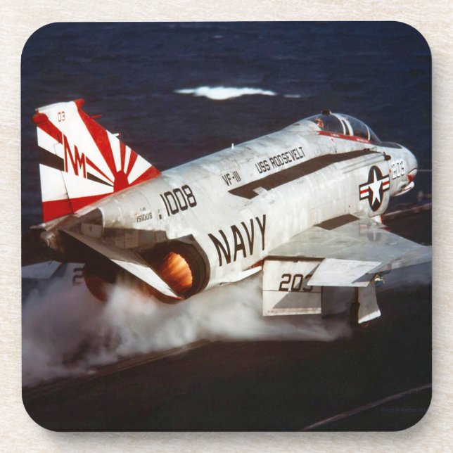 F-4 PHANTOM BEVERAGE COASTER (Front)