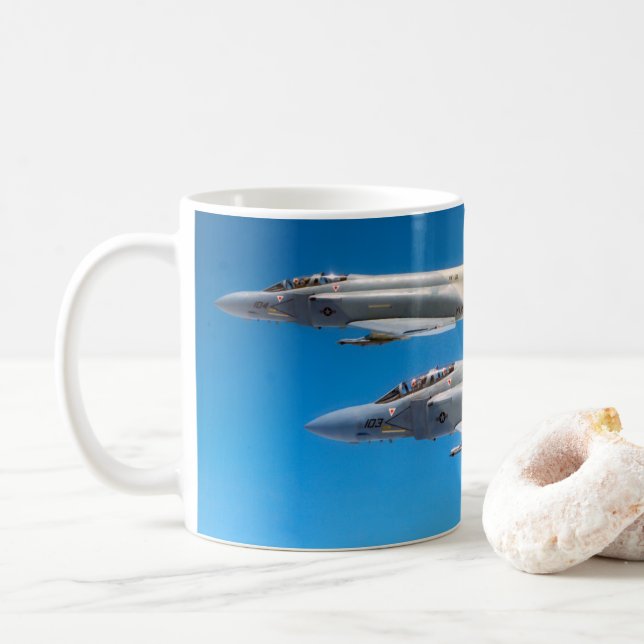 F-4 PHANTOM COFFEE MUG (With Donut)