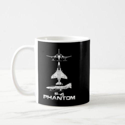 F_4 Phantom Fighter Jet Airplane Pilot Military Ai Coffee Mug