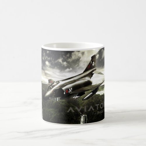 F_4 Phantom Fighter Jet Coffee Mug