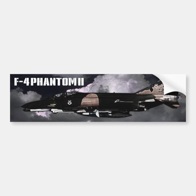 F-4 Phantom II Bumper Sticker (Front)