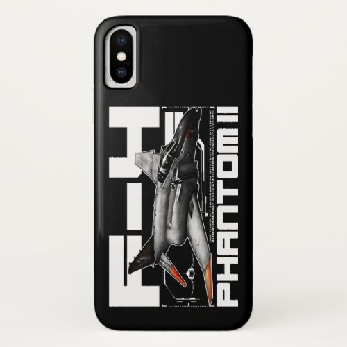 F_4 Phantom II iPhone X Case