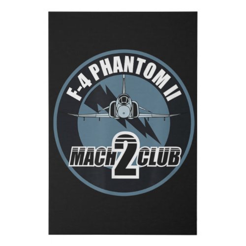 F_4 Phantom II Mach 2 Club Faux Canvas Print