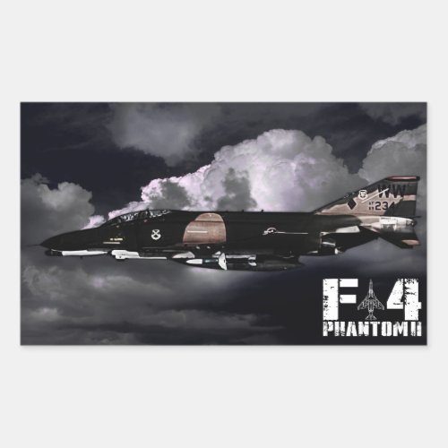 F_4 Phantom II Rectangular Sticker