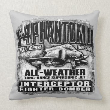 F-4 Phantom II Throw Pillow Throw Pillow F-4 Phantom II Throw Pillow Throw Pillow