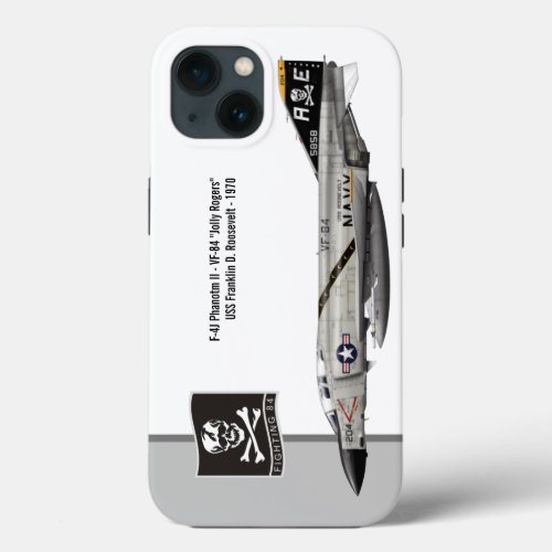 F_4 Phantom II VF_84 Jolly Rogers profile iPhone 13 Case