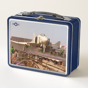 F-4 PHANTOM METAL LUNCH BOX
