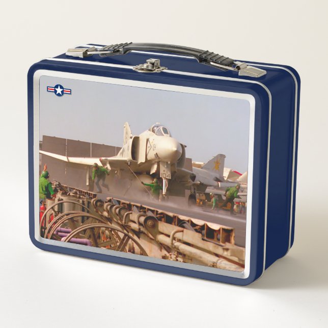 F-4 PHANTOM METAL LUNCH BOX (Front)