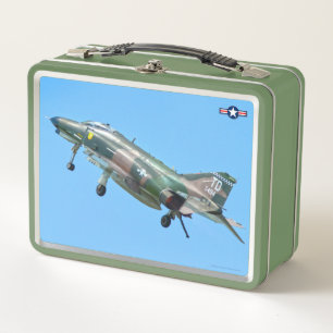 F-4 PHANTOM METAL LUNCH BOX