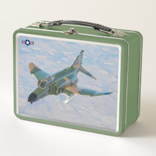F-4 PHANTOM METAL LUNCH BOX