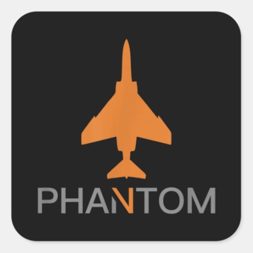 F_4 Phantom Square Sticker