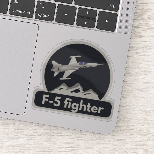 F-5 Light Fighter Aircraft Sticker (Detail)