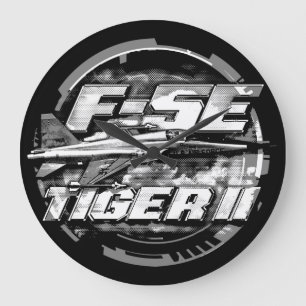 F-5E Tiger II Large Clock
